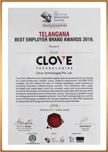 award | Clove Technologies